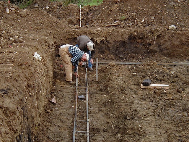 Rebar Placement in Progress