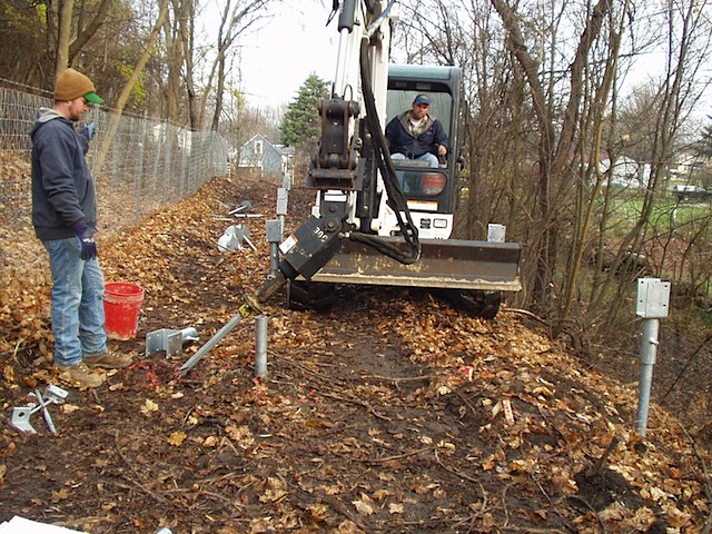 Tieback Installation for Boardwalk