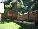 Wood Retaining Wall